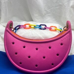 Pink Starry Kids Bag with Rainbow Handle